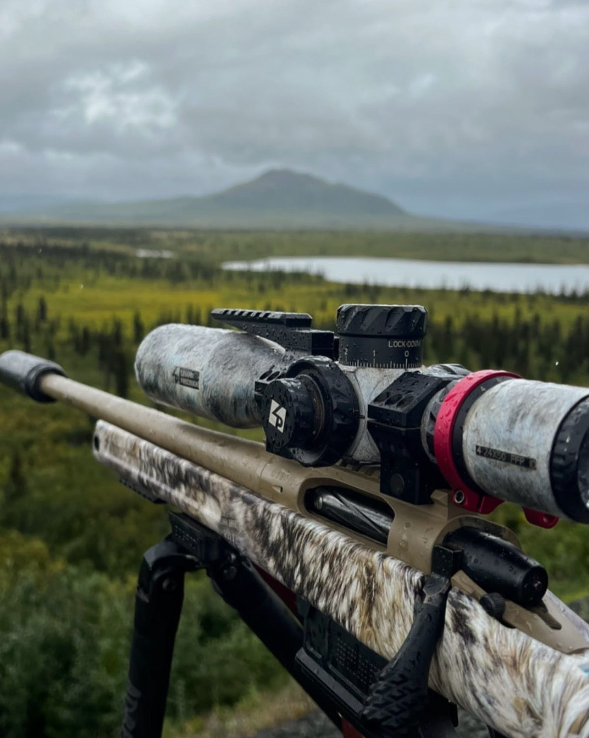 MRAD 4-24x50 FFP ID scope mounted on a precision rifle, demonstrating its performance for long-range shooting and tactical scenarios